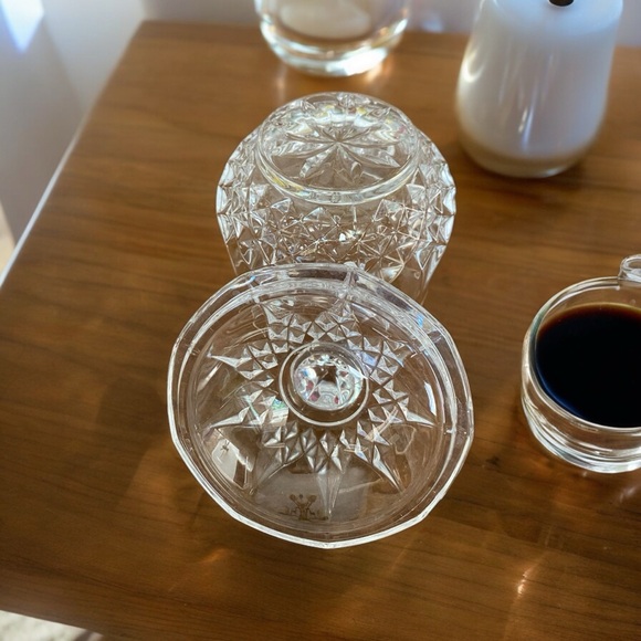 Vintage Cristal d’Arques of Paris lead Crystal Longchamps sugar bowl with lid - Picture 2 of 4